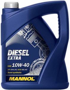 MANNOL DIESEL EXTRA HIGH POWER 10w40  5л п/синтетика, масло моторное